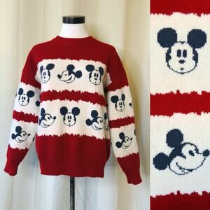 RARE Zara Mickey Mouse Slouchy Sweater